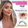PVDKIW Self Adhesive Eyelashes Manga Self Adhesive Lash Clusters Natural