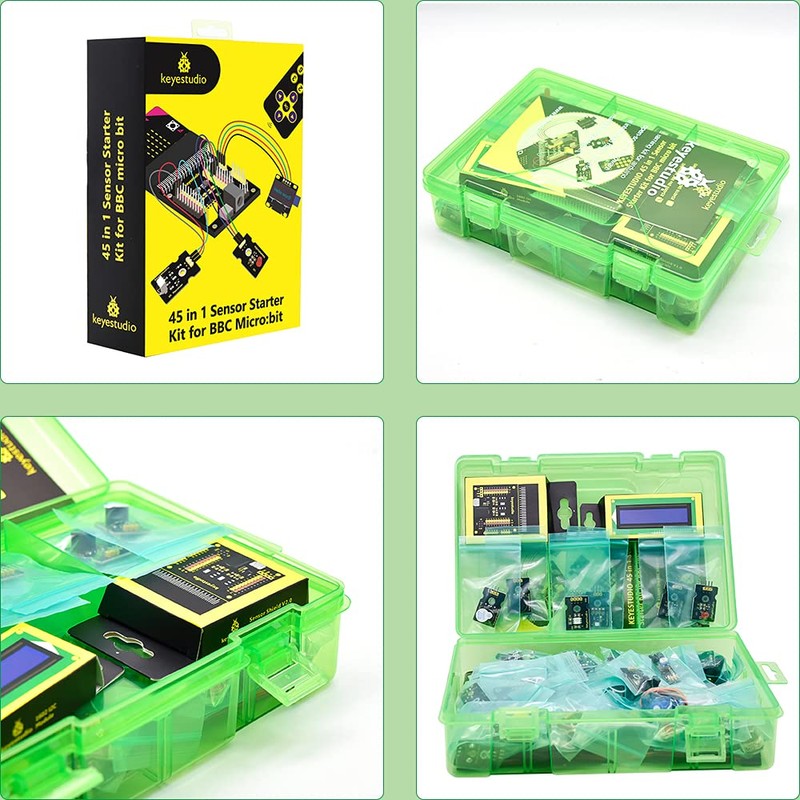 KEYESTUDIO 45 Sensors Starter Kit for BBC Microbit V2.2 V2