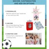 DolliBu Pink Flying Llamacorn Stuffed Animal with Soccer Ball Plush