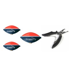 Set of 3 x Jenzi trout float (1 x 10 g, 1 x 15 g, 1 x 20 g) trout egg trout egg + free fishing scissors