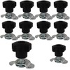 10 x Single Screw Fitting for Airline Rails Lashing Rail