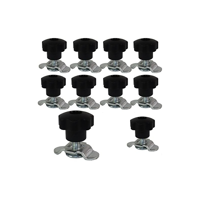 10 x Single Screw Fitting for Airline Rails Lashing Rail