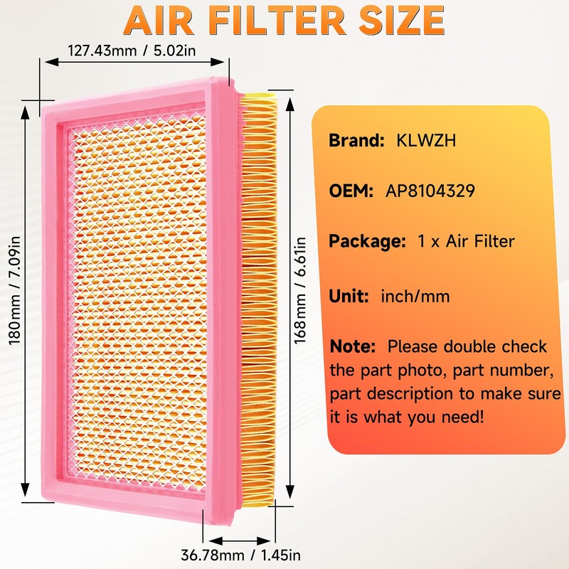 AP8104329 Air Filter for CAN-AM(BRP) Ryker 600 900 Rally Edition,1