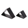 2PCS Triangle Leather Cutter Alloy Steel Hollow Punch Cutter Set