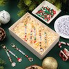 Tondiamo 2823 Pcs Christmas Bead Keychain DIY Craft Making Kit