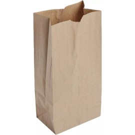 AJM Brown Paper Lunch Bags 40ct Bags Each Pack - 6 Packs