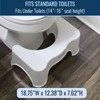 DMI Toilet Squatting Posture Stool, 7" Height, Reduces Strain for
