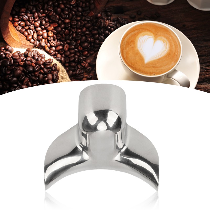 Coffee Portafilter Diverter Nozzle Stainless Steel Double Guide Diversion Nozzle