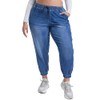 YMI Jeans Women's Plus Essential Skinny Jeans, M Medium Blue