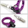 DNA MOTORING Purple Aluminum Front/Rear Japanese Car Trailer Tow Hook