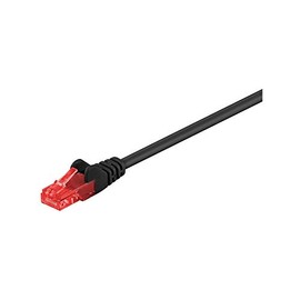 Goobay 68680 CAT 6 Patchcable, U/UTP, Black, 2m Cable Length