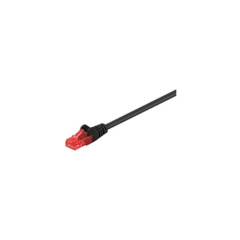Goobay 68680 CAT 6 Patchcable, U/UTP, Black, 2m Cable Length