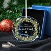 Our First Christmas Married Ornament 2025 – Newlyweds Christmas Glass