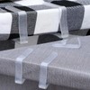 Leewoth 30pcs Plastic Tablecloth Clips Plastic Table Cloth Clips Hold