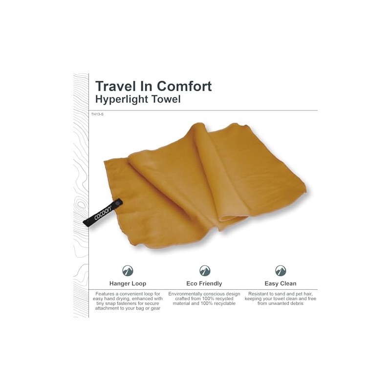 Cocoon Microfibre Towel Hyperlight 60 x 30