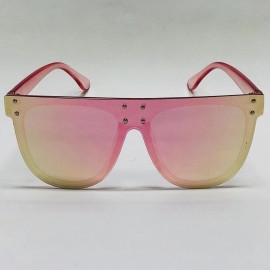 Oversized Women Sunglasses Oversized Flat Top Rivet Accents Fashion Trendy New
