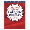 Merriam-Webster 11th Edition Collegiate Dictionary Printed/Electronic Book, red, 2.1"" x