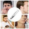 Ingrown Hair Tweezers - Nose Hair Clipper,Anti-Slip Round Tip Razor