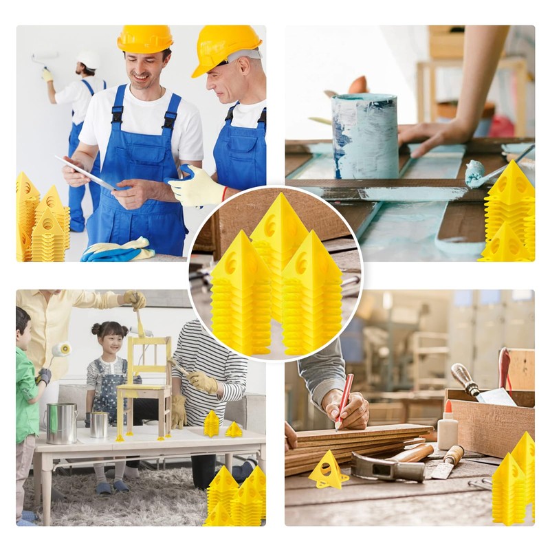 Pyramid Stand, 30 Pieces Yellow Cone Stand Paint Stand, Painter's