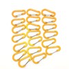 Boundless Voyage Aluminum Locking Carabiner Keychain D-Ring Clip Hook for