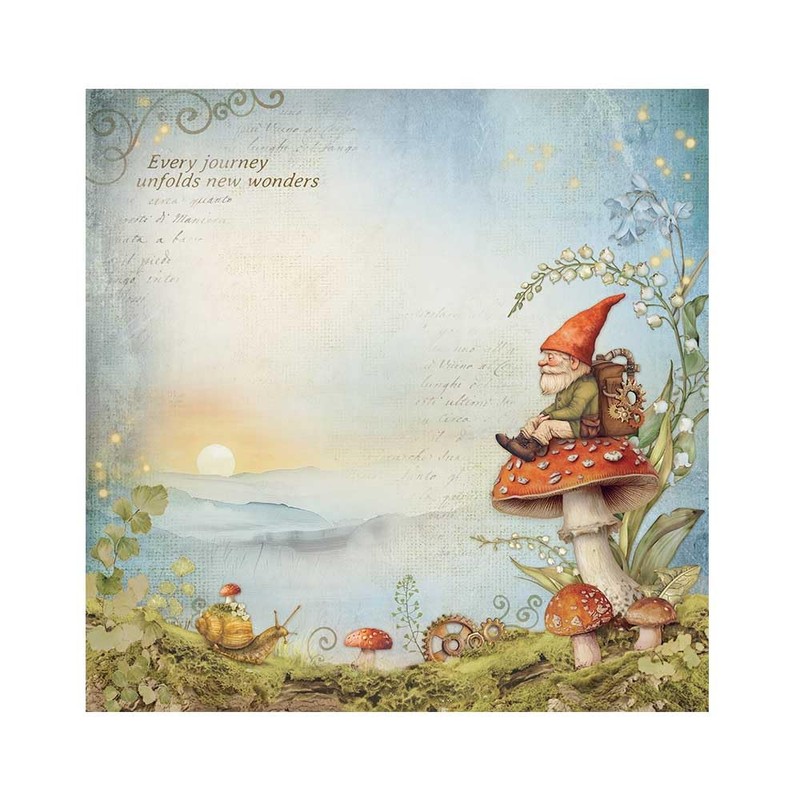 Stamperia Sheets Fabric, Multi-Coloured, 30 x 30 x 0,2 cm