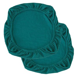 Sunnyway Stretch Chair Cover for Office Chair, Washable Elastic Seat Cover, Computer Office Chair Cover, Universal Chair Covers, Swivel Chair Covers Set for Office Chair with Armrests, 2 Pieces (Blue)