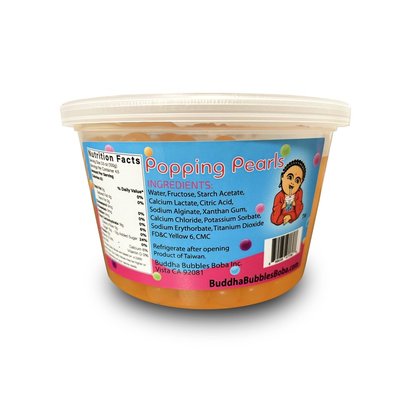 Premium Popping/Bursting Boba Pearls/Boba Bombs/Dessert Topping by Buddha Bubbles Boba