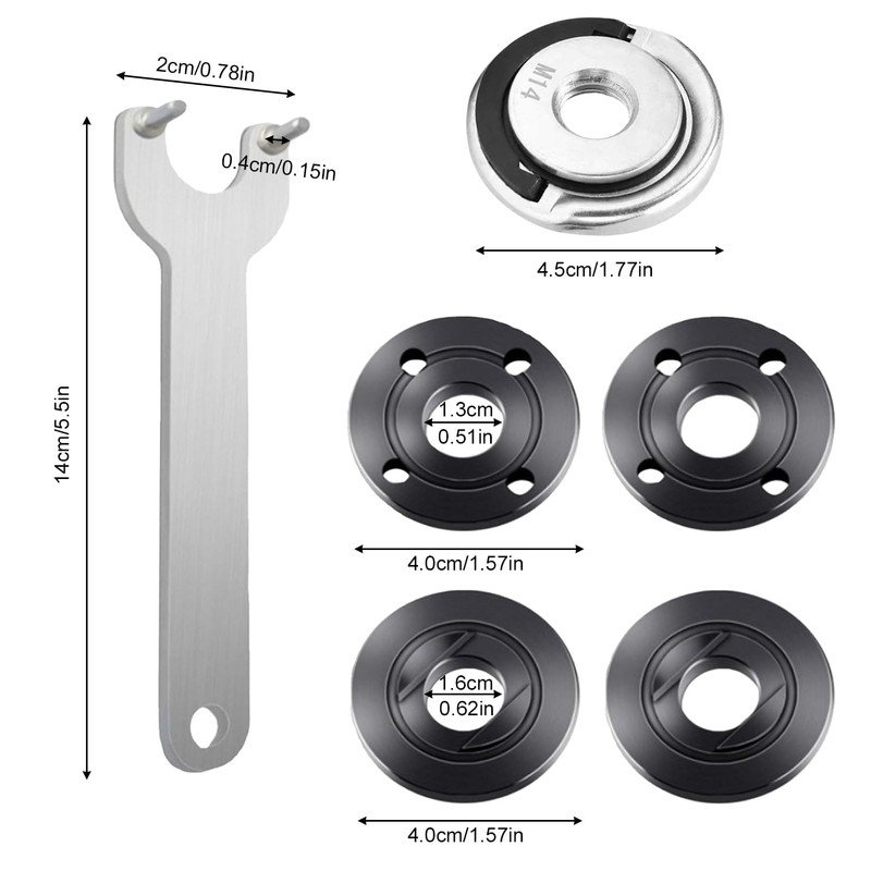 Angle grinder accessories, wear-resistant and impact-resistant, angle grinder accessories compatible