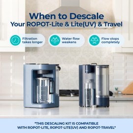 Bluevua Descaling Kit for RO100ROPOT-Lite & RO100ROPOT-Lite(UV) Systems - Essential Maintenance for Optimal Water Quality
