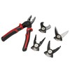 Wire Cutters Tool Steel 5 Replaceable Heads Anti Slip TPR