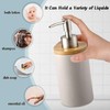 TOWEBOORY Ceramic Soap Dispenser, Pack of 2, 400ml/13oz Hand Soap