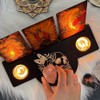 OKDOKEY 2022 New 5pc Wooden Tarot Card Stand Set |
