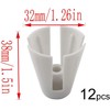 RUIAN Coil Claw Thread Spool White Plastic Cone Holder Sewing