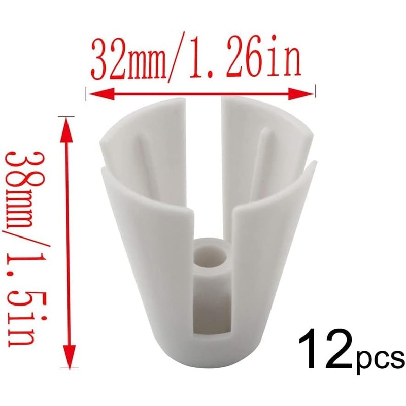 RUIAN Coil Claw Thread Spool White Plastic Cone Holder Sewing
