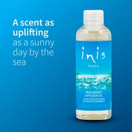 Inis Home The Energy of The Sea Reed Diffuser Oil Refill - Ocean Fresh Fragrance for Home - 3.3 Fluid Ounce
