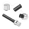 X AUTOHAUX 3pcs Silver Tone Universal Gas Cap Tube with