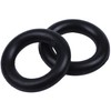 400 Pieces Black Nitrile Rubber O Ring Seals Washers 12