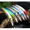 Blue Storm Lure, Sea Bass Lure, Fliramé, Floating Minnow, 110MD,