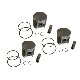 SPI, 09-716, 3 Standard Bore Piston Kits for Polaris Indy 600 XCR, 600 XLT, 600 Triumph - 65mm