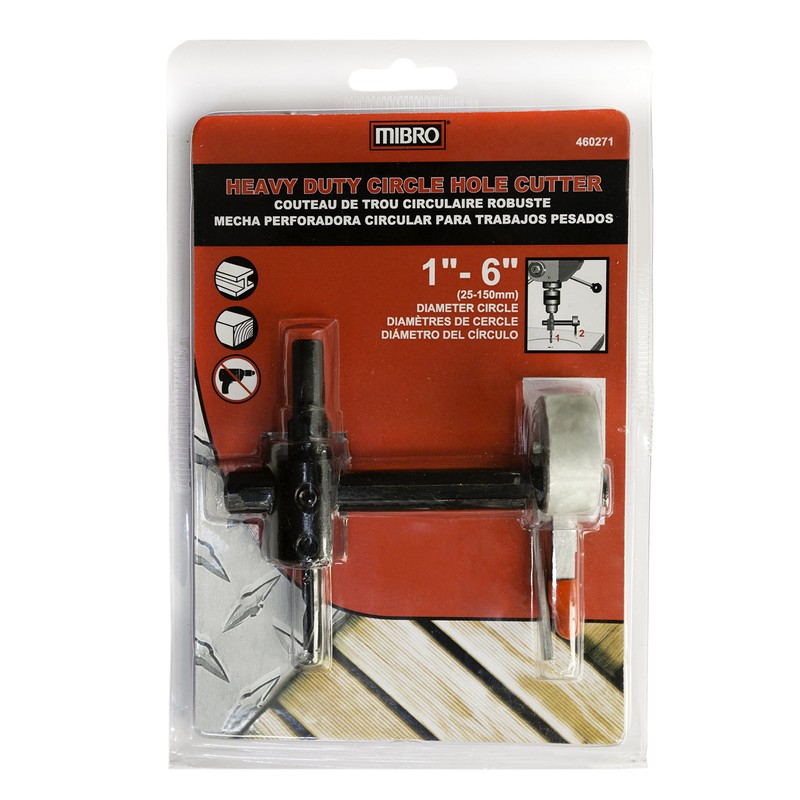 MIBRO 460271 Adjustable Circle Hole Cutter