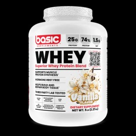 Basic Supplements Basic Whey Vanilla 5lbs