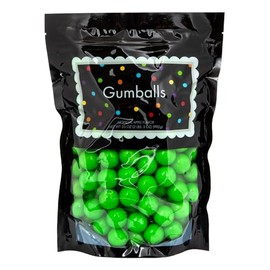 Amusemints Gumballs - Kiwi Green | 2+ Pound Bag | 1 Inch Gumballs | Great for Machine Refill |