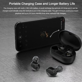 MyBat True Wireless Earbuds with Charging Case  IPX5 Waterproof in-Ear Ear buds w/Mic