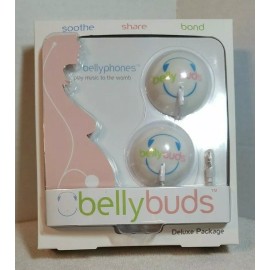 BellyBuds Headphones Baby Deluxe Package 4 Adhesives
