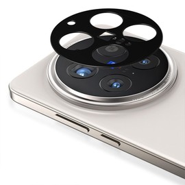 QJONSIU For Vivo X200 Pro Camera Protective Film, [2 Pack] Aluminium Metal Camera Lens Protector Film, [Anti-Scratch] Compatible with Vivo X200 Pro Black