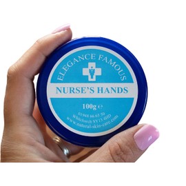 Nurses Hand Cream 100g by Elegance Natural Skin Care Repair, Restore, Nourish Dry Chapped Hands Nurse Nurses GP Hospital Doctor Medical Handcream