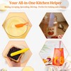 6 Pack Silicone Jar Spatula Small Silicone Spatulas Mini Jar