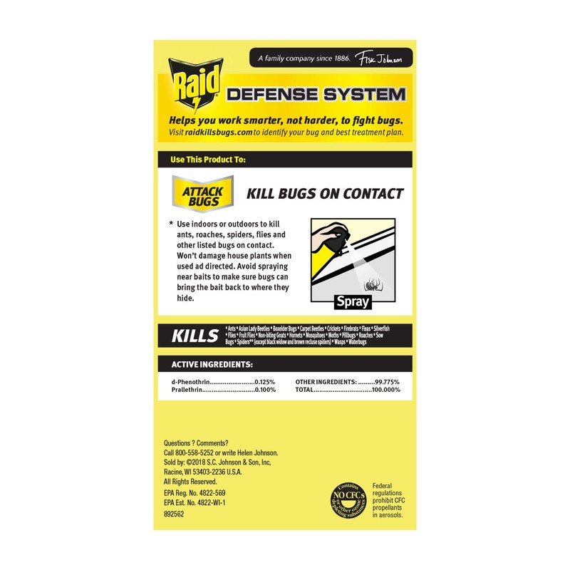 Raid Multi Insect Killer 15 Ounce (Pack of 3)