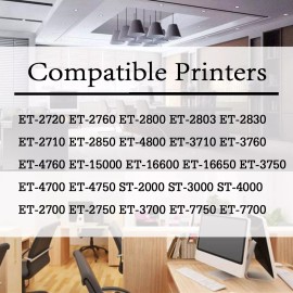 Unbranded/Generic 8PK Sublimation Ink With Heat Tape Refill Work With ET-2720 ET-4700 Printer