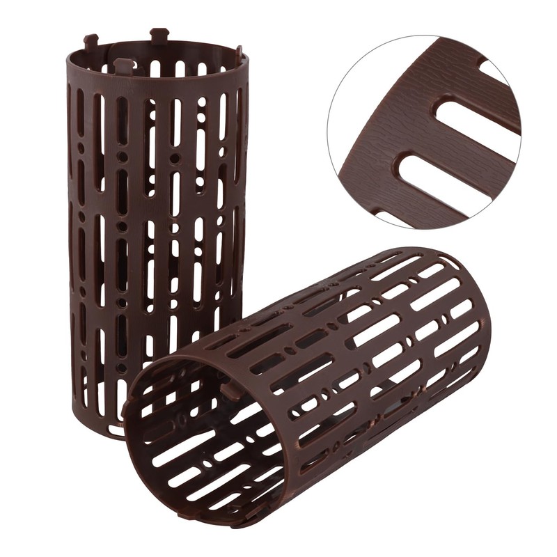 QWORK® Pack of 8 Tree Trunk Protectors, Plastic Tree Trunk